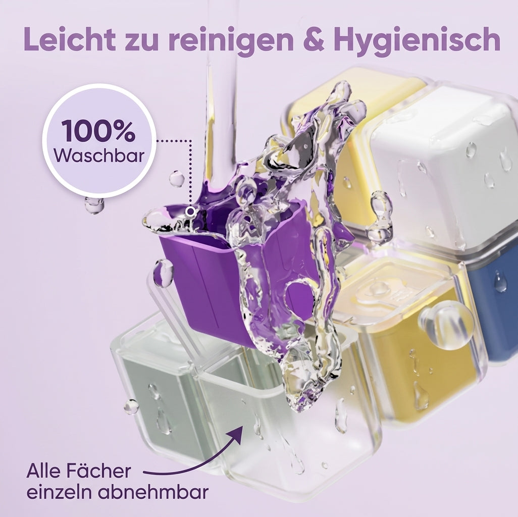 KubiSafe™- Kubischer Pillenorganizer